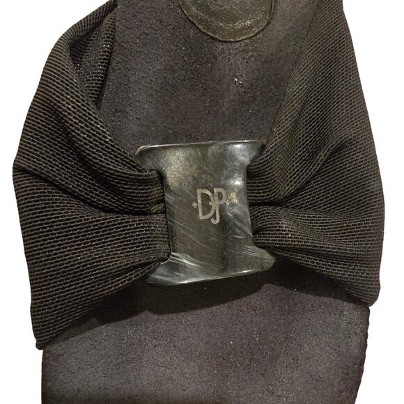 Donald J Pliner Slip-On Wedge Heel Sandals in Black Size 7.5 M - Picture 5 of 5